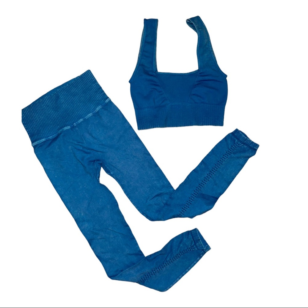 NEW Free People Movement Good Karma Bra Top & Leggings Set - Picture 2 of 5